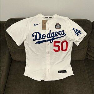 Nike Authentic LA Dodgers Mookie Betts World Series 2024 Jersey
